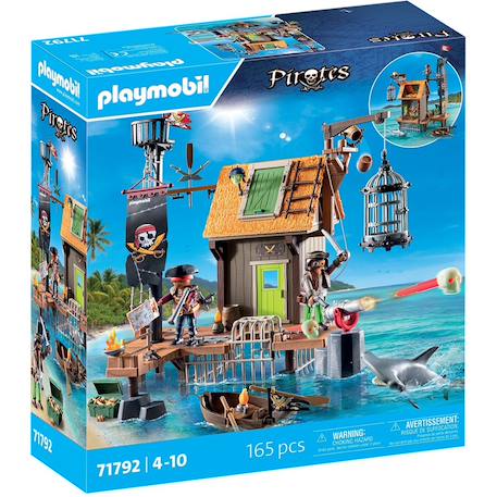 Pirates port de pirates avec repaire, prisons et canon 71792 Multicolore 2 - vertbaudet enfant 