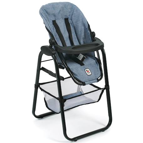Chaise haute pour poupées Gris 2 - vertbaudet enfant 