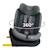 Siège auto I-GROW 2 PLUS, i-size 4-en-1   40-150 cm pivotant 360°, isofix, top tether, dos et face route, protection latérale, inclinable, ventilation, évolutif 0-12 ans Bleu+Gris+Noir+Vert 9 - vertbaudet enfant 