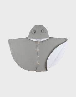 Bébé-Manteau, combipilote, nid d'ange-Manteau-Poncho bébé mousseline de coton bio