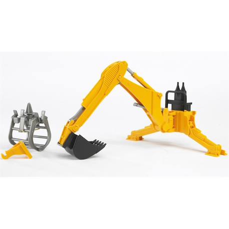 Pelleteuse amovible avec grappin Jaune 2 - vertbaudet enfant 