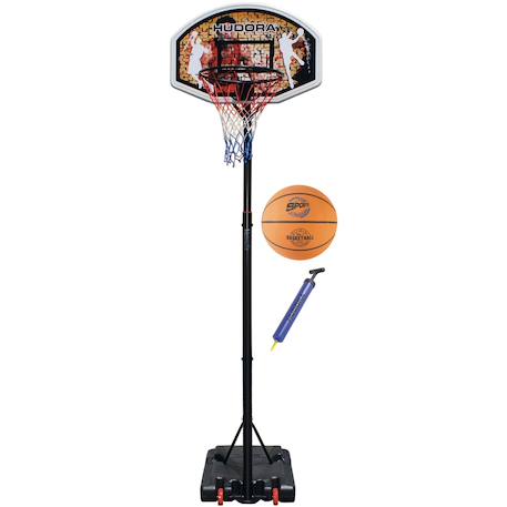 Panier de basket avec socle à lester + ballon et pompe Noir 2 - vertbaudet enfant 