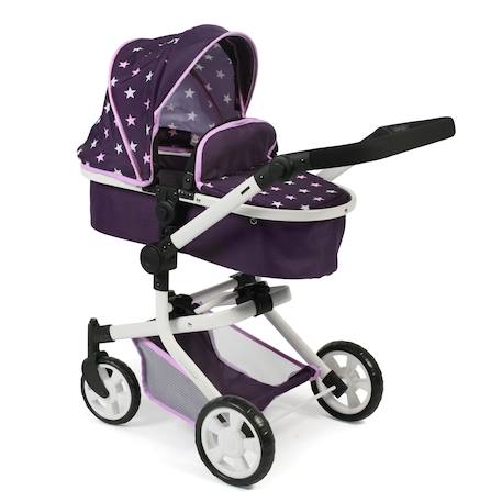 Poussette combinée mika Bleu+Gris+Gris et rose+Rose et noir+Violet 24 - vertbaudet enfant 
