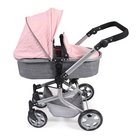 Poussette combinée mika Bleu+Gris+Gris et rose+Rose et noir+Violet 11 - vertbaudet enfant 