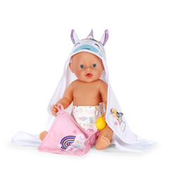 Jouet-Poupons et poupées-Baby born cape de bain pour poupées