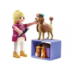 Jouet-Jeux d'imagination-My life toiletteuse avec caniche et nombreux accessoires 71747