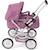 Poussette landeau pour poupée smarty Beige+Bleu+Gris et bleu+Gris et rose+Rose+Rose et bleu+Rose fuschia+Violet 13 - vertbaudet enfant 