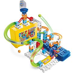 Jouet-Jeux de plein air-Marble rush circuit à billes super sky tower set