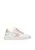 Baskets en cuir pinn zip. Blanc-rose-platine 1 - vertbaudet enfant 