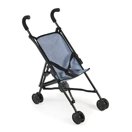 Mini-buggy roma jean bleu Gris et noir 2 - vertbaudet enfant 