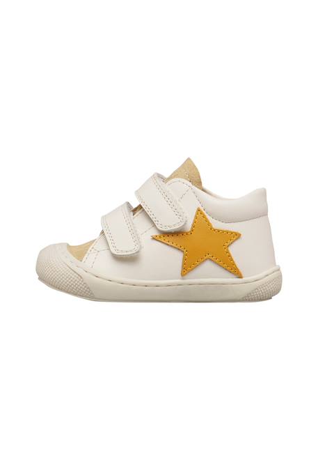 Chaussures en cuir et en daim kolde vl Blanc crème-vert+Blanc-beige-+Blanc-gris- 8 - vertbaudet enfant 
