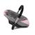 Siège auto pour poupée avec adaptateur - gris-rose Gris et rose 1 - vertbaudet enfant 