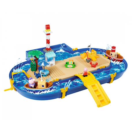 Jeu aquatique enfant avec bateaux et figurines Peppa Pig Multicolore 2 - vertbaudet enfant 