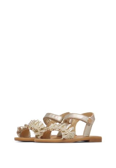 Sandales en cuir asiele Platine- 5 - vertbaudet enfant 