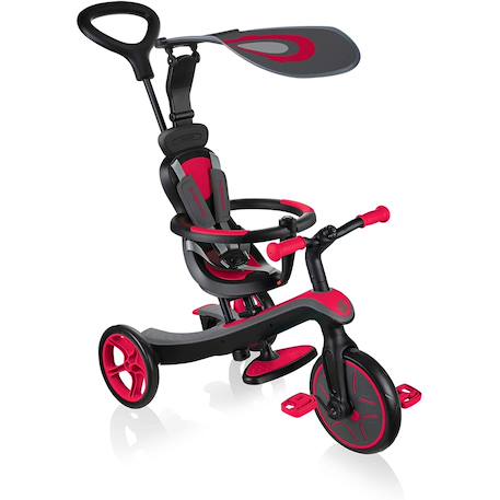 Tricycle et draisienne tout en un - trike explorer 4 en 1 Rouge 2 - vertbaudet enfant 