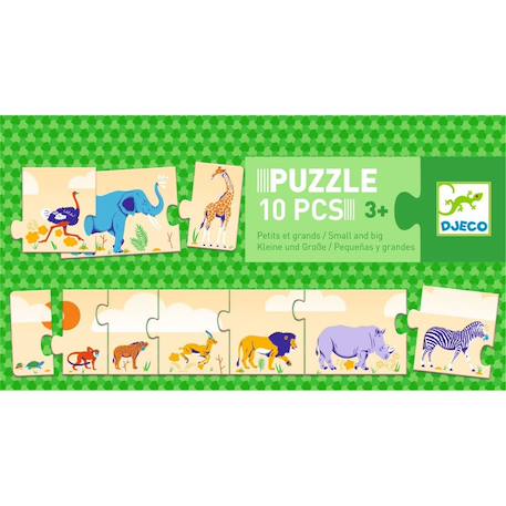 Puzzle frise petits et grands Multicolore 2 - vertbaudet enfant 