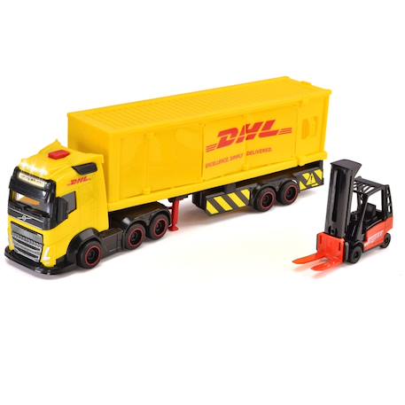 Camion lourd dhl Jaune 1 - vertbaudet enfant 