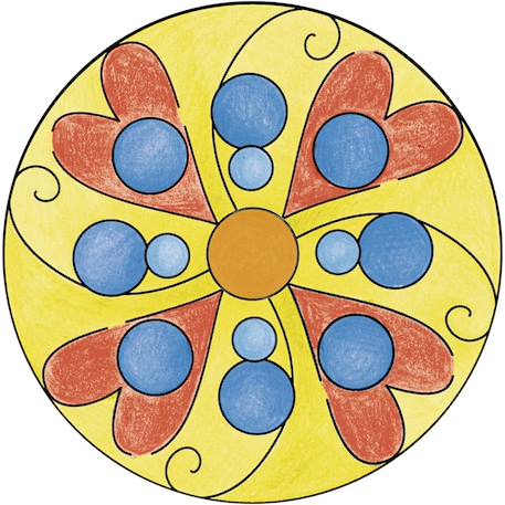 Set de dessin Mini Mandala Multicolore 1 - vertbaudet enfant 