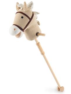 Jouet-Jeux d'imagination-Figurines, mini mondes, héros et animaux-Cheval bâton lucky avec roulettes