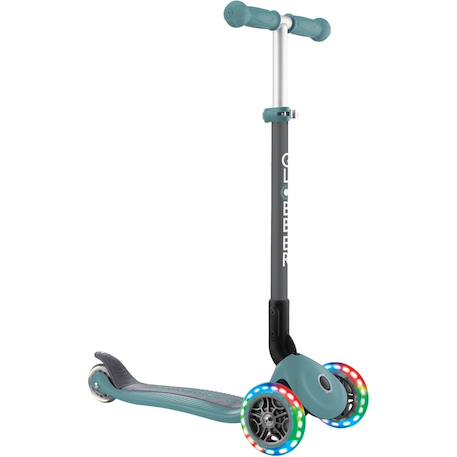 Trottinette primo - 120/80 mm, abec 5, 3 roues, réglable, roues led Bleu 1 - vertbaudet enfant 