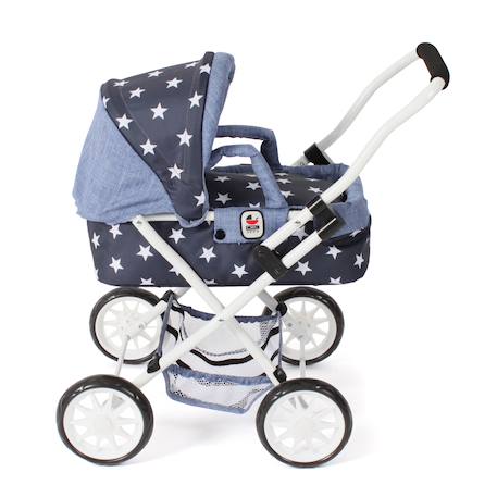 Poussette landeau pour poupée smarty Beige+Bleu+Gris et bleu+Gris et rose+Rose+Rose et bleu+Rose fuschia+Violet 4 - vertbaudet enfant 