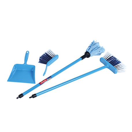 Set de ménage Vileda 4 pièces Bleu 1 - vertbaudet enfant 
