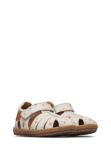 Sandales semi see Blanc crème-+Rose poudré- 2 - vertbaudet enfant 