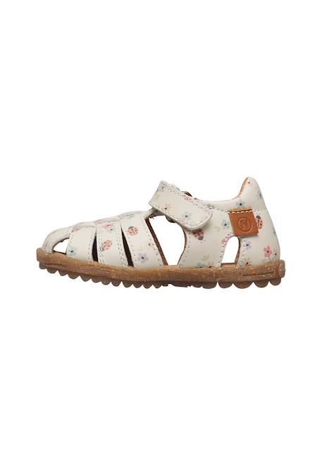Sandales semi see Blanc crème-+Rose poudré- 3 - vertbaudet enfant 