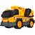 Camion excavateur Jaune 1 - vertbaudet enfant 