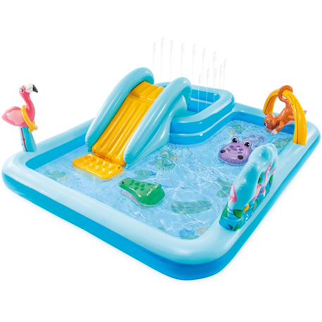 Piscine centre de jeux jungle aventure Bleu 2 - vertbaudet enfant 