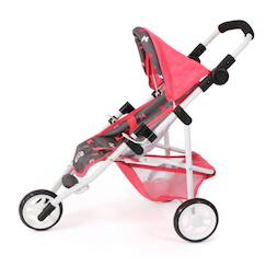 Jouet-Poupons et poupées-Poupées jogging-buggy lola - corail papillon