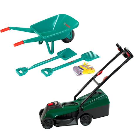 Theo klein lot de 2 articles – kit de jardinage bosch avec brouette Vert 2 - vertbaudet enfant 