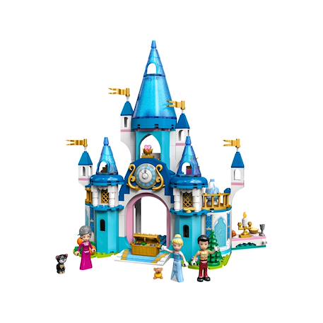 Disney le château de cendrillon et du prince charmant 43206 Multicolore 1 - vertbaudet enfant 