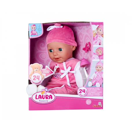 Laura poupée parlante Rose 2 - vertbaudet enfant 