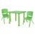 Table enfant avec 2 chaises Bleu clair et gris+Gris+Rose et gris+Vert 18 - vertbaudet enfant 