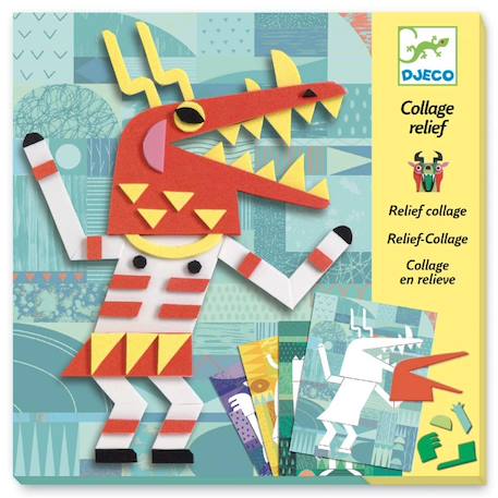 Monsters gallery collage relief Multicolore 2 - vertbaudet enfant 