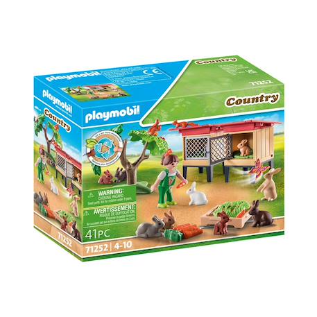 Country enfant avec enclos et lapins 71252 Multicolore 2 - vertbaudet enfant 