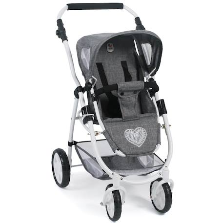 La poussette combinée 3 en 1 emotion 'all in' pour poupées Gris 1 - vertbaudet enfant 