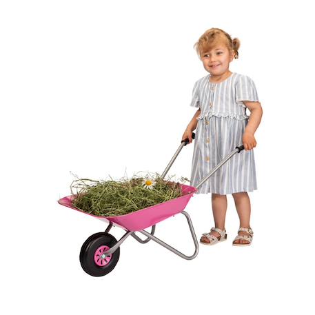 Brouette en métal Rose 1 - vertbaudet enfant 