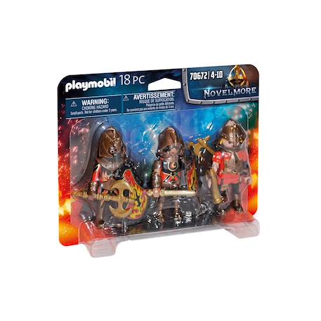 Novelmore 3 combattants burnham raiders 70672 Multicolore 1 - vertbaudet enfant 