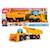 Chargeuse sur pneus avec remorque abc tracey trailer Jaune 2 - vertbaudet enfant 