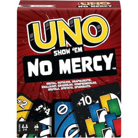 Uno no mercy jeu de cartes familial Multicolore 2 - vertbaudet enfant 