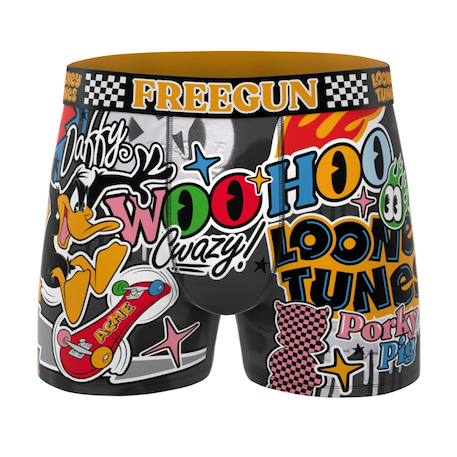 Lot de 4 boxers  looney tunes Noir/vert/marron/gris/orange 6 - vertbaudet enfant 