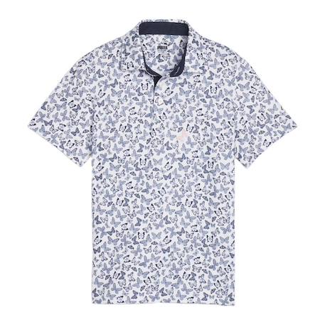 Polo garçon butterflies Marine 1 - vertbaudet enfant 