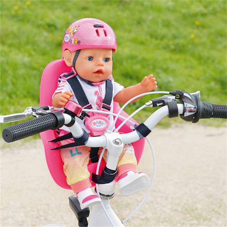 Baby born siège vélo pour poupée Rose 1 - vertbaudet enfant 