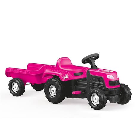 Tracteur à pédales licorne Rose 2 - vertbaudet enfant 