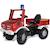 Rollyunimog fire truck avec frein et lumières Rouge 2 - vertbaudet enfant 