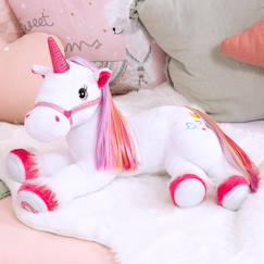 Jouet-Peluche licorne interactive