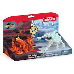 Jouet-Jeux d'imagination-Eldrador creatures pieuvre de feu vs insecte de glace