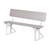Table pique-nique pliante avec bancs à dossier pour 4 enfants Gris+Teck 4 - vertbaudet enfant 